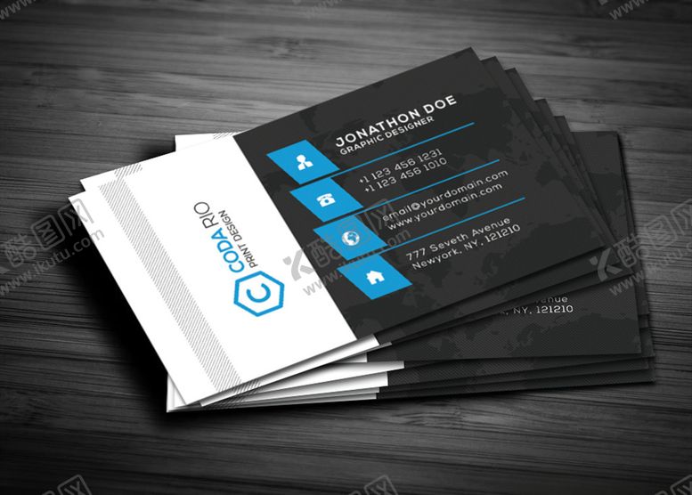 编号：44612509120311132816【酷图网】源文件下载-简约名片