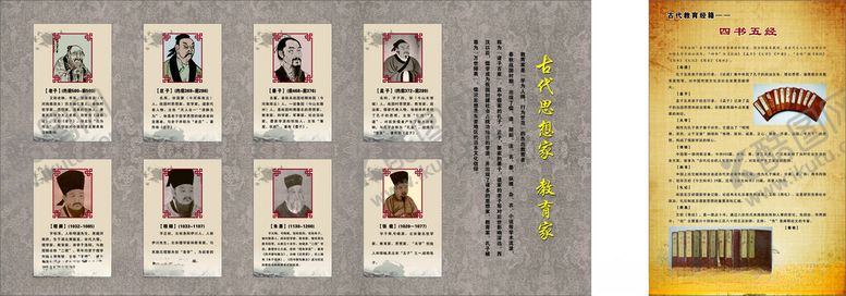 编号：19986510310240128744【酷图网】源文件下载-古代教育家