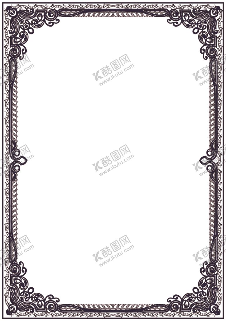 编号：87616507050716219562【酷图网】源文件下载-证书模板