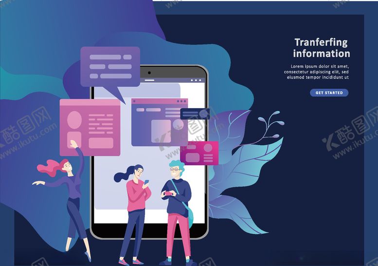 编号：88737510121326541302【酷图网】源文件下载-手绘商务插画