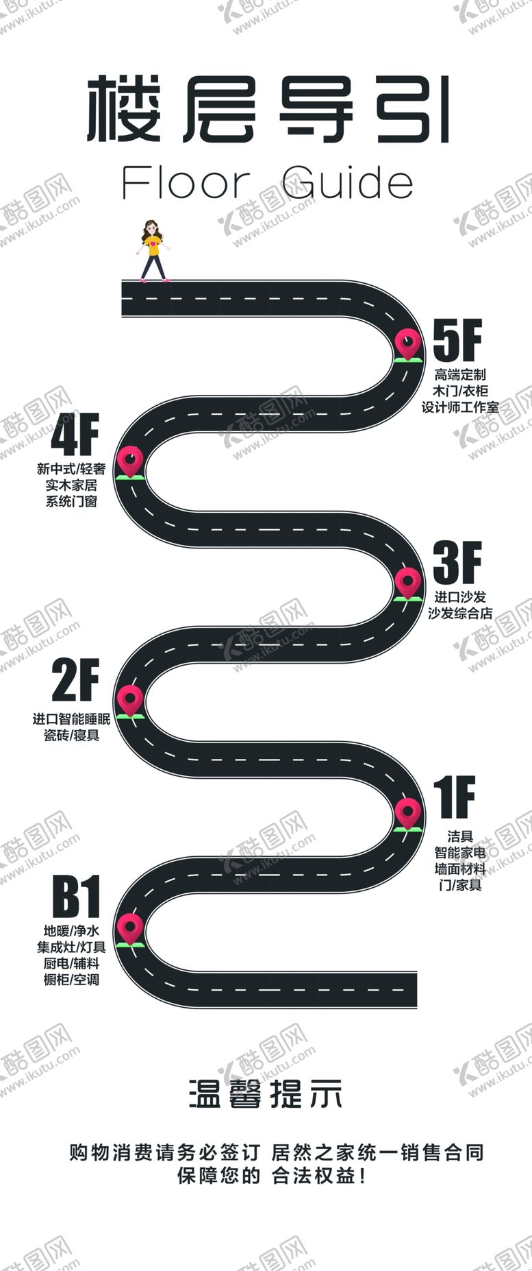 编号：88782302070101168952【酷图网】源文件下载-商场楼层电梯导视