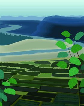 矢量风景插画