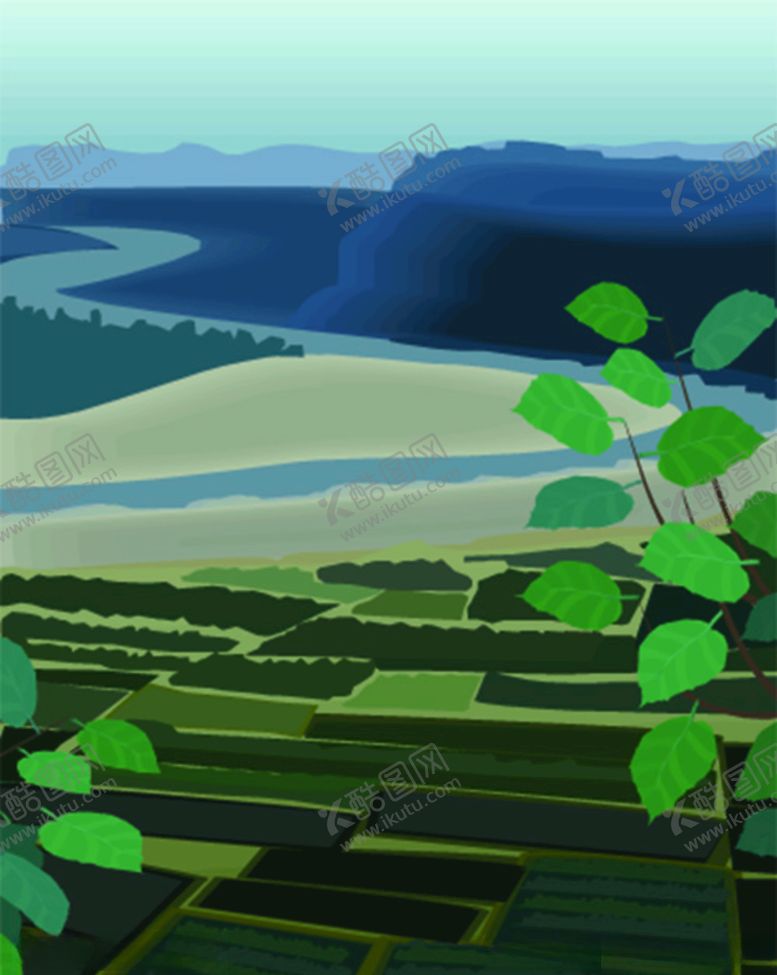 编号：18346410111418518772【酷图网】源文件下载-矢量风景插画