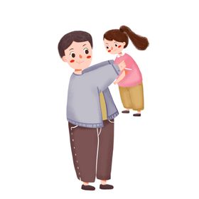 父亲节插画