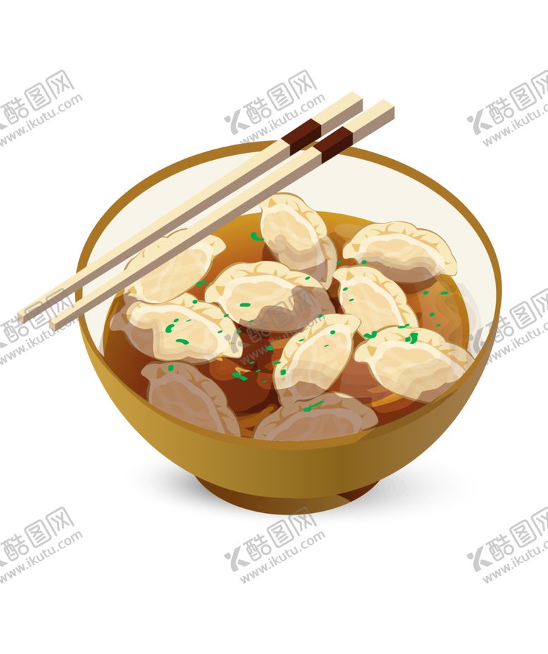 编号：39567809211107137986【酷图网】源文件下载-手绘饺子素材