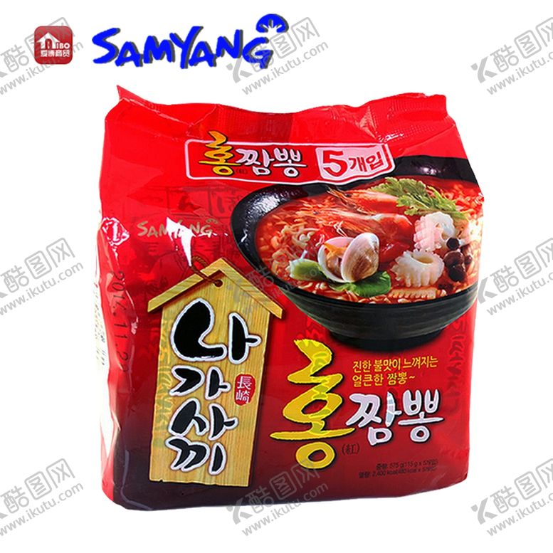 编号：65882210301902056172【酷图网】源文件下载-三养海鲜红拉面韩国方便面