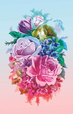 水彩花卉