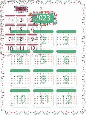 2023年日历