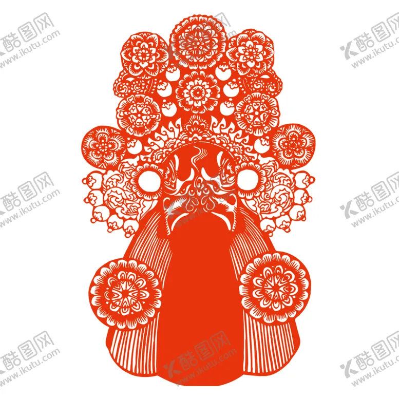 编号：89350002070527471776【酷图网】源文件下载-春节新年剪纸PNG素材