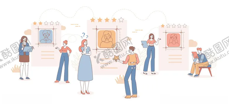 编号：70370904071628242760【酷图网】源文件下载-团队协作开展创意工作场景