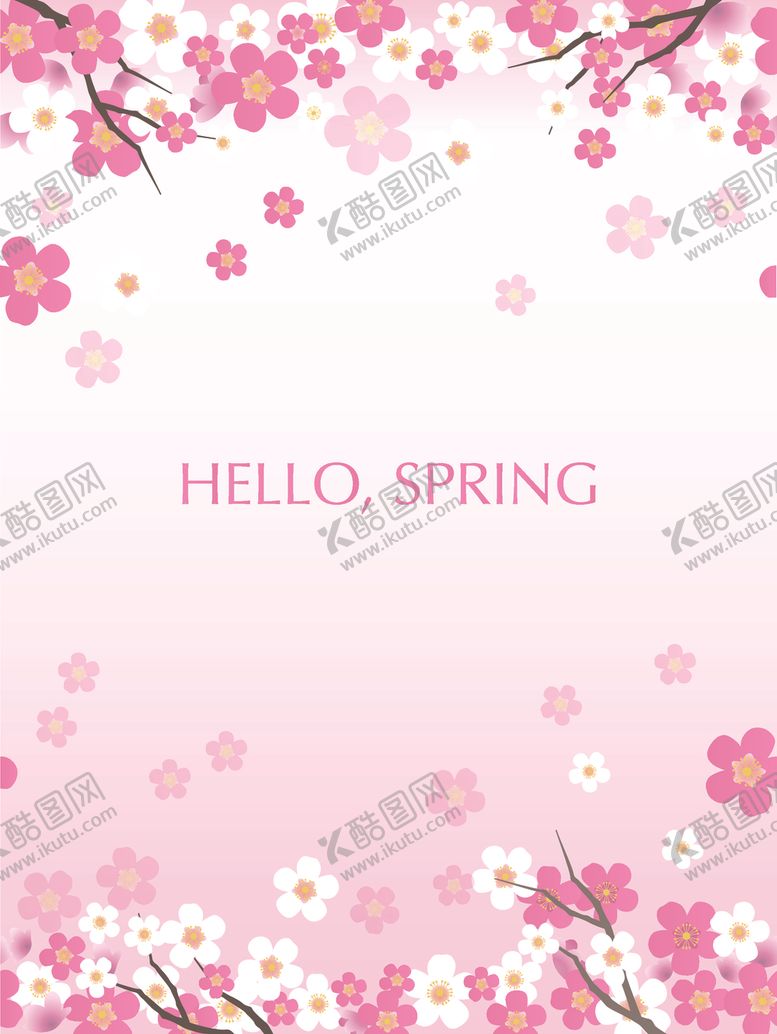 编号：61791603151150282754【酷图网】源文件下载-樱花花纹边框