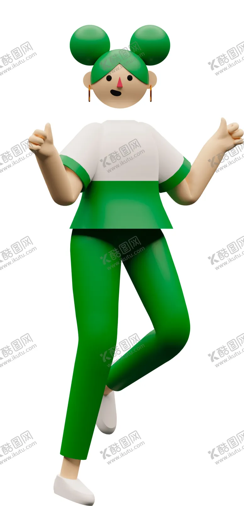 编号：65596002080207143918【酷图网】源文件下载-3D图标素材 卡通人物