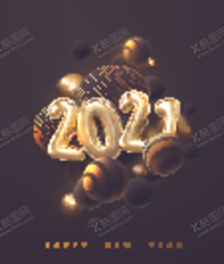 编号：61468709242214136923【酷图网】源文件下载-2021牛年数字