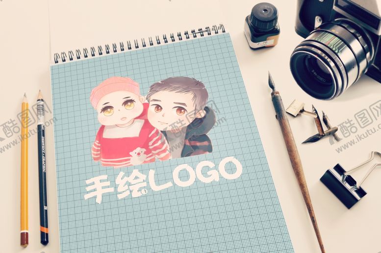 编号：78560810301226484172【酷图网】源文件下载-手绘本子样机场景ps贴图