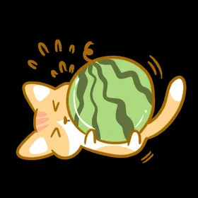 猫治愈咪小清新卡通动物