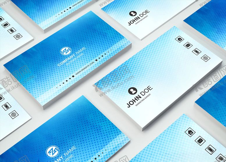编号：12573609261622046886【酷图网】源文件下载-矢量名片模板