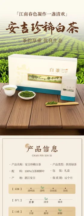 安吉珍惜白茶详情页