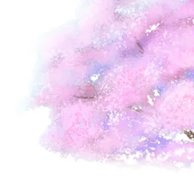 樱花素材盛开节装饰免扣