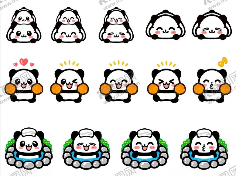 编号：40742809281904447291【酷图网】源文件下载-大熊猫表情