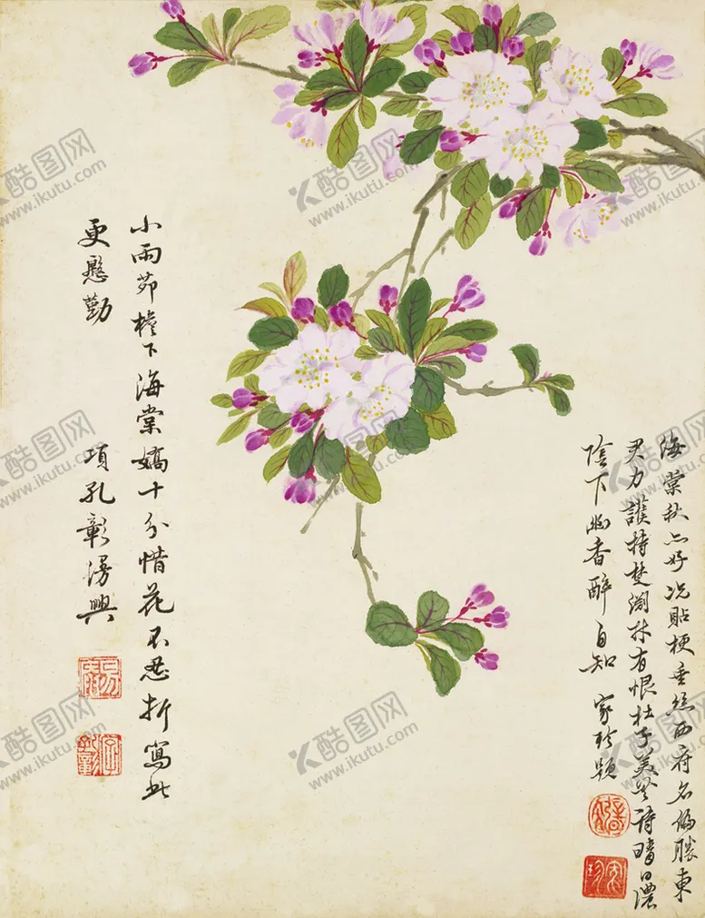 编号：76248009131850298504【酷图网】源文件下载-花鸟画  清代生活清代人文