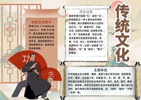 中国风传统文化小报手抄报