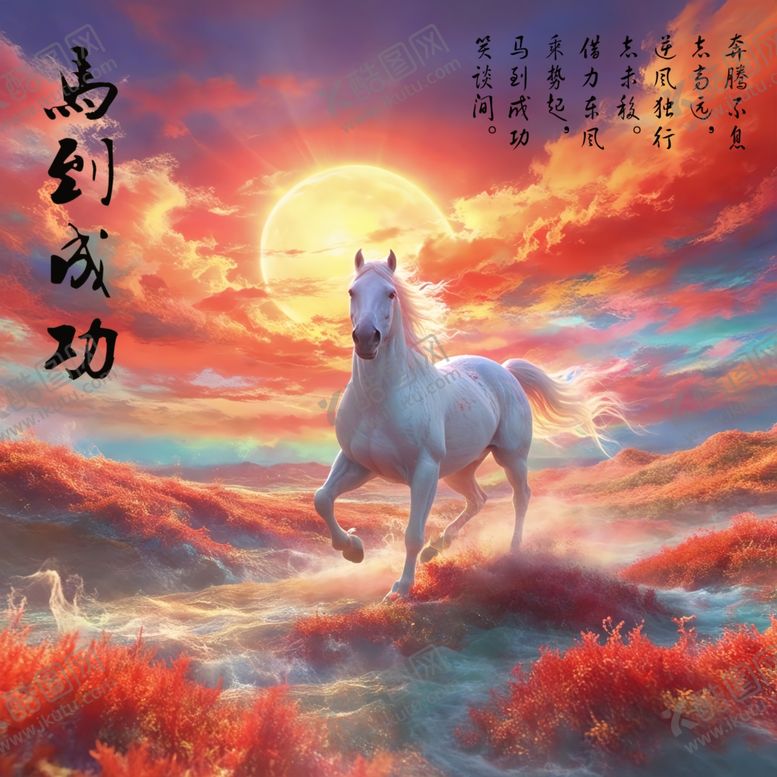 编号：64182602210056218485【酷图网】源文件下载-马到成功