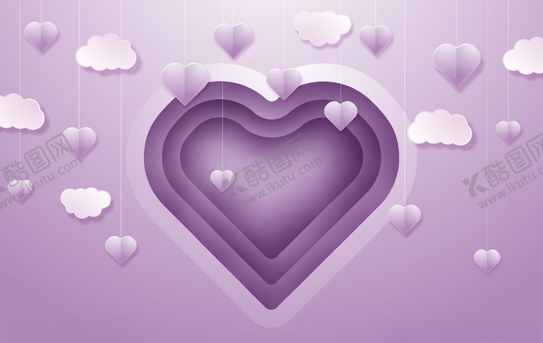 编号：99834709291928294900【酷图网】源文件下载-爱心背景