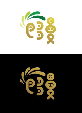 生物标识设计水花简约