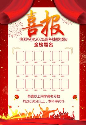 高考喜报