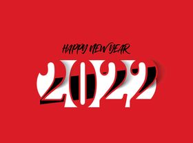 新年海报2022字体礼盒包装元旦封面