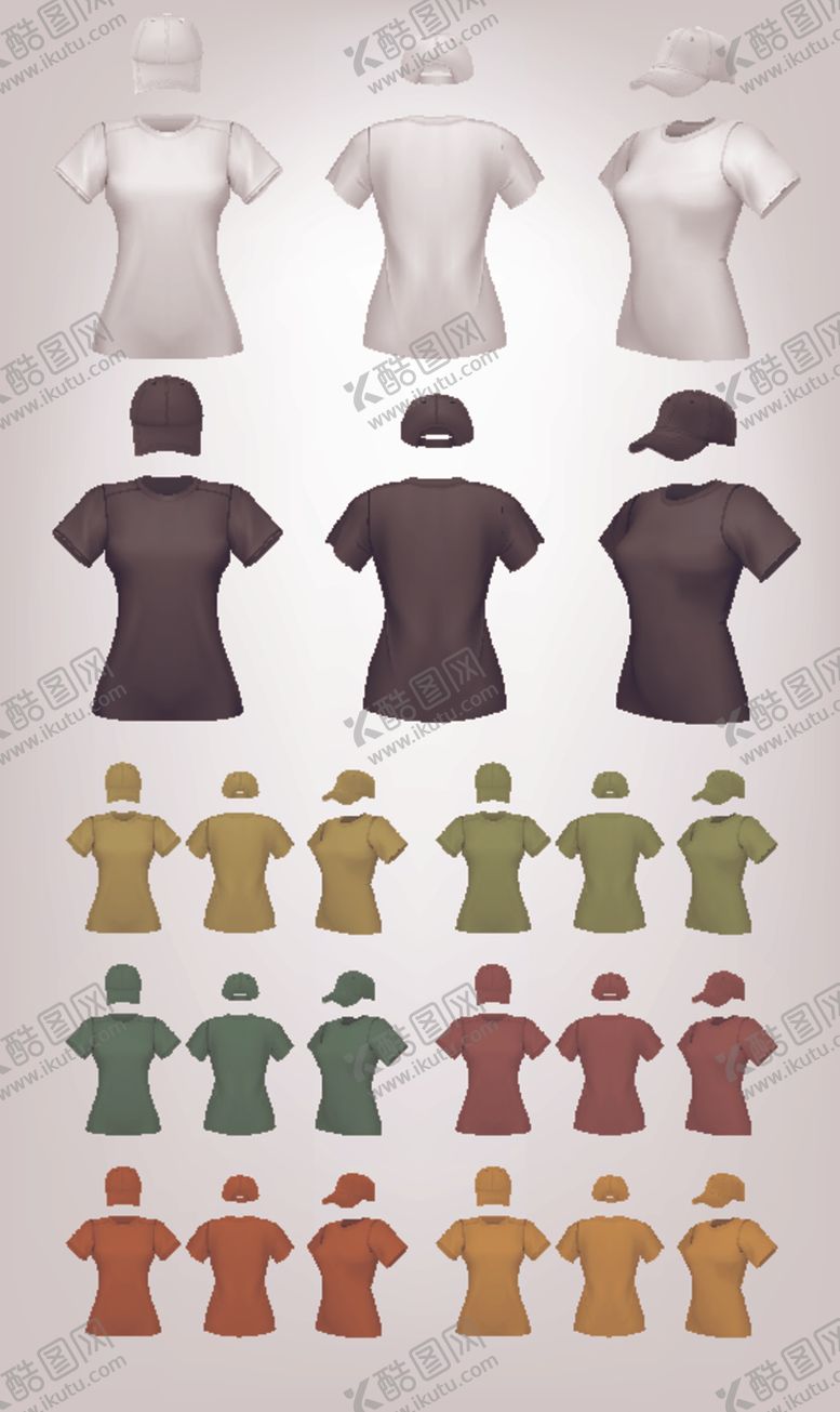 编号：70739907051239213779【酷图网】源文件下载-短袖样机