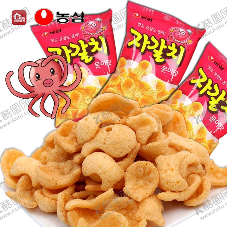 编号：57676610141522241267【酷图网】源文件下载-韩国农心章鱼酥