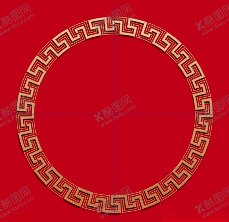 编号：37428309221702432804【酷图网】源文件下载-中国风边框金色