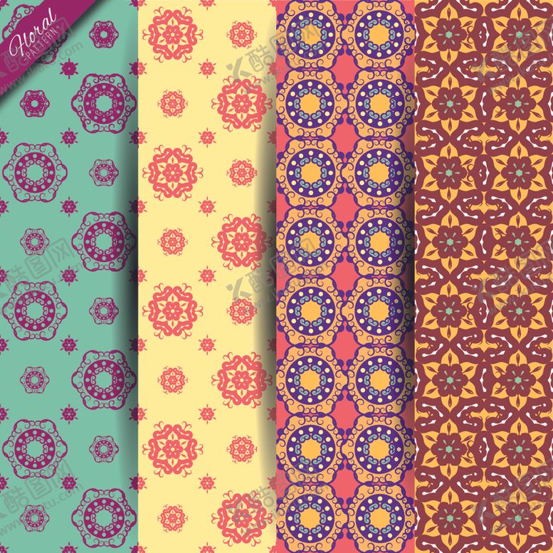 编号：11235110080723066785【酷图网】源文件下载-连续花纹