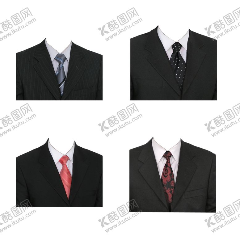 编号：25819809231120172266【酷图网】源文件下载-西服证件照证件照模板