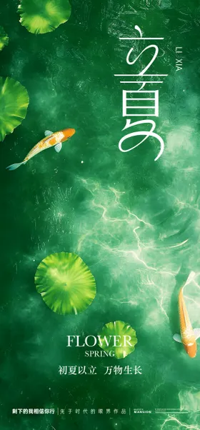 立夏节气移动端海报