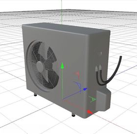 C4D模型空调