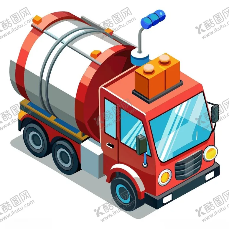 编号：49324502261236528855【酷图网】源文件下载-细节丰富的洒水车