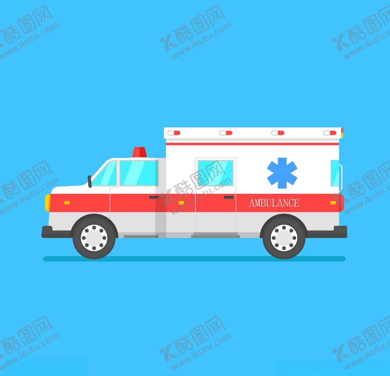 编号：89810706190433564295【酷图网】源文件下载-救护车矢量图