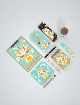 包装盒效果图样机展示