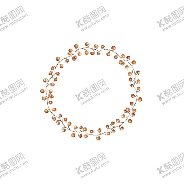 编号：92017910061913561068【酷图网】源文件下载-手绘花环