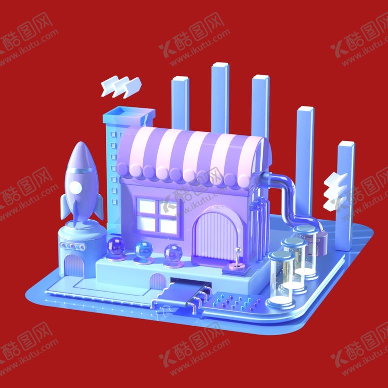 编号：95035602171836209955【酷图网】源文件下载-手绘楼市建筑