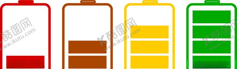 编号：68959709281318144306【酷图网】源文件下载-电池电量图标