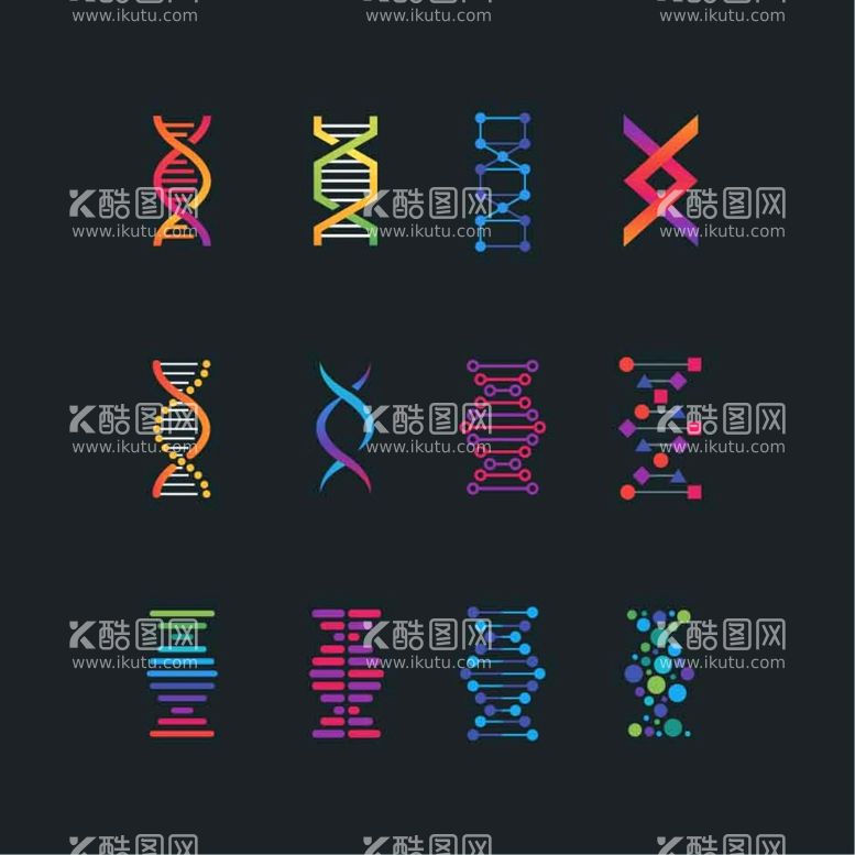 编号：26295511130310183819【酷图网】源文件下载-DNA小图标