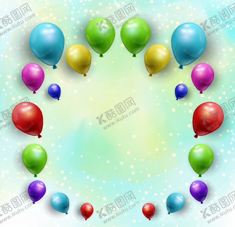 编号：40437710020843158411【酷图网】源文件下载-气球矢量图