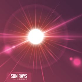 圆形形状散射太阳光线圆环装饰