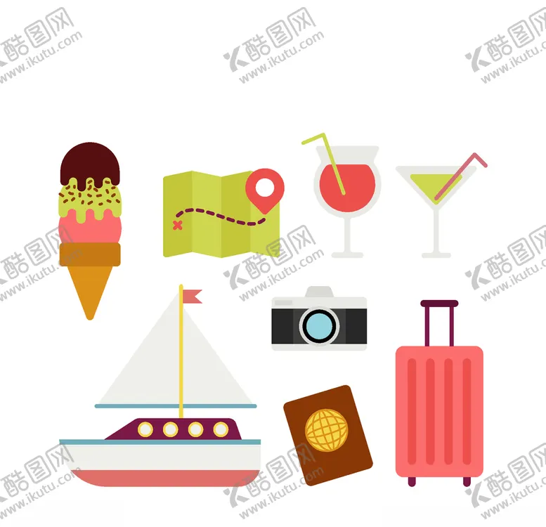 编号：31048806251225227311【酷图网】源文件下载-旅行元素