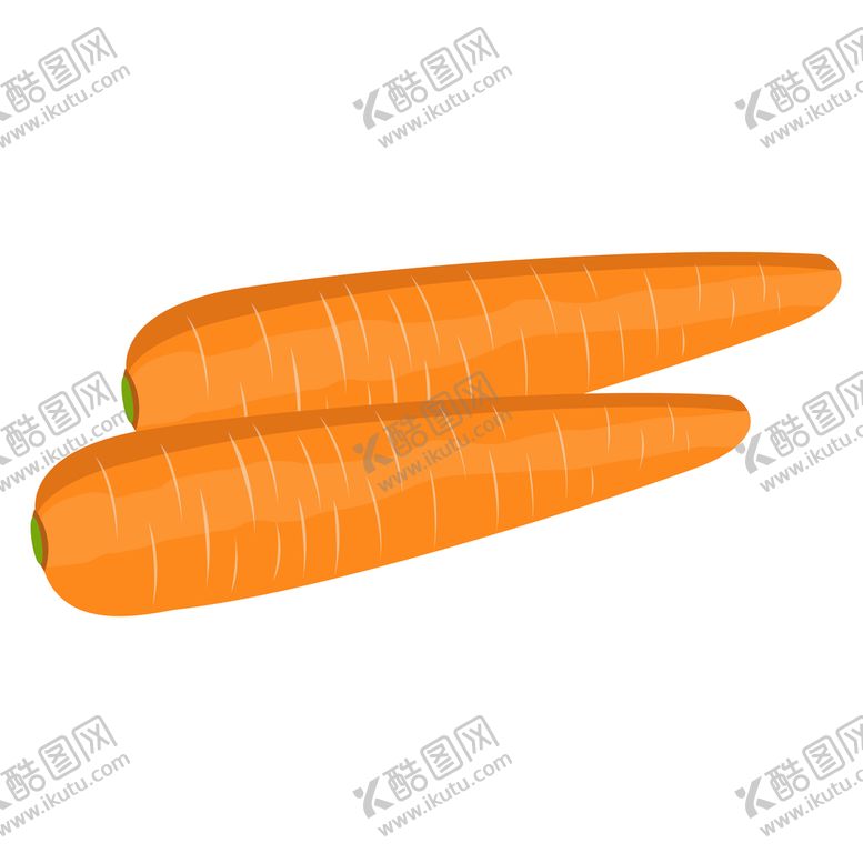 编号：57801609290501576483【酷图网】源文件下载-蔬菜水果胡萝卜插画素材