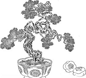镂空花图案