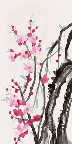 梅花装饰画